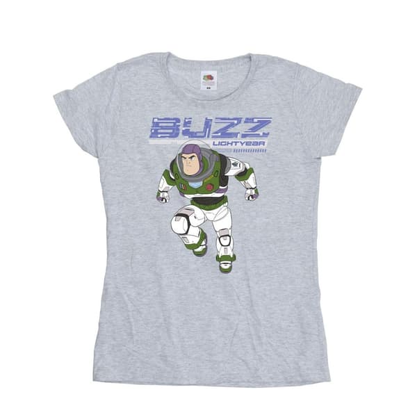 Disney Dam/Tjej Lightyear Buzz Jump To Action T-shirt i bomull