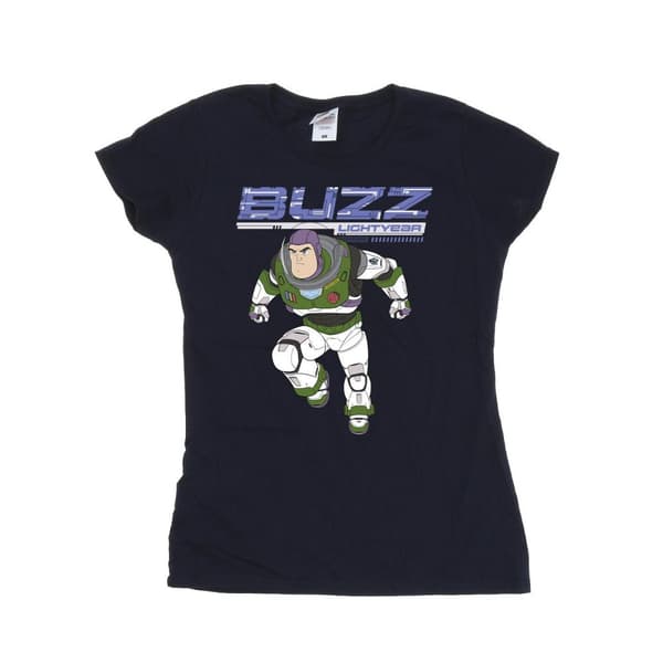 Disney Dam/Tjej Lightyear Buzz Jump To Action T-shirt i bomull