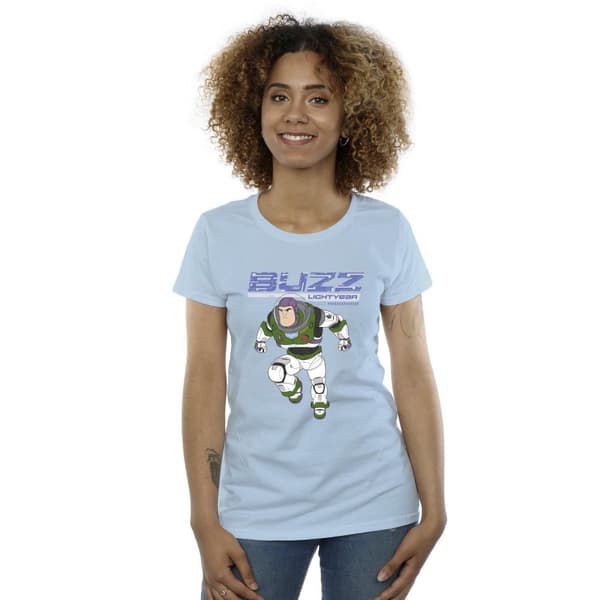 Disney Dam/Tjej Lightyear Buzz Jump To Action T-shirt i bomull