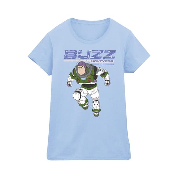 Disney Dam/Tjej Lightyear Buzz Jump To Action T-shirt i bomull