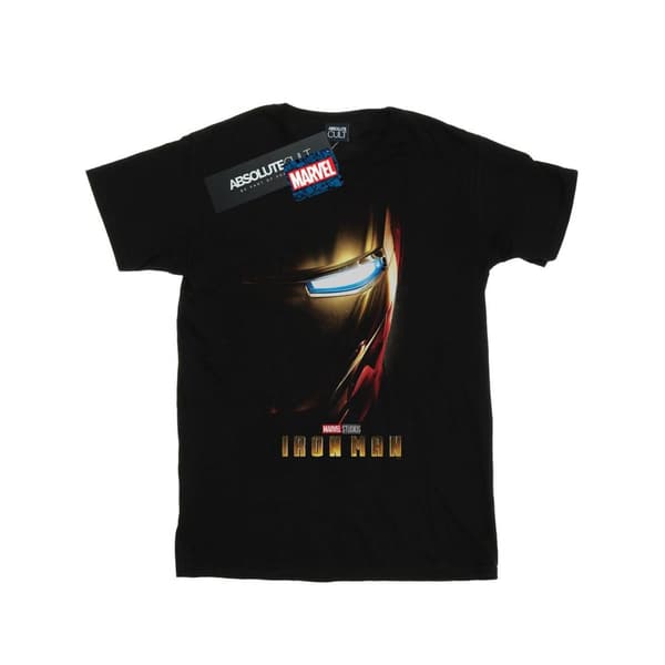 Marvel Studios Womens/Ladies Iron Man Poster Cotton Boyfriend T-Shirt