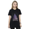 Miniatyrbild 2 av 3: Disney Dam/kvinnor Princess Christmas Castle Boyfriend T-shirt i bomull
