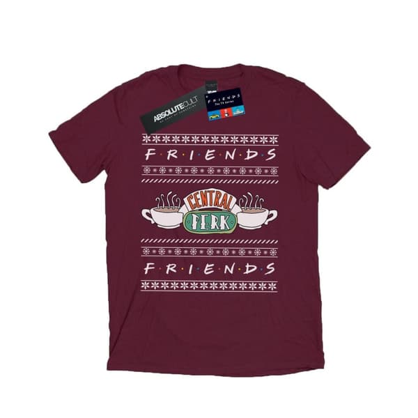 Friends Mens Fair Isle Central Perk T-Shirt
