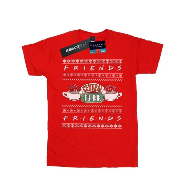 Friends Mens Fair Isle Central Perk T-Shirt