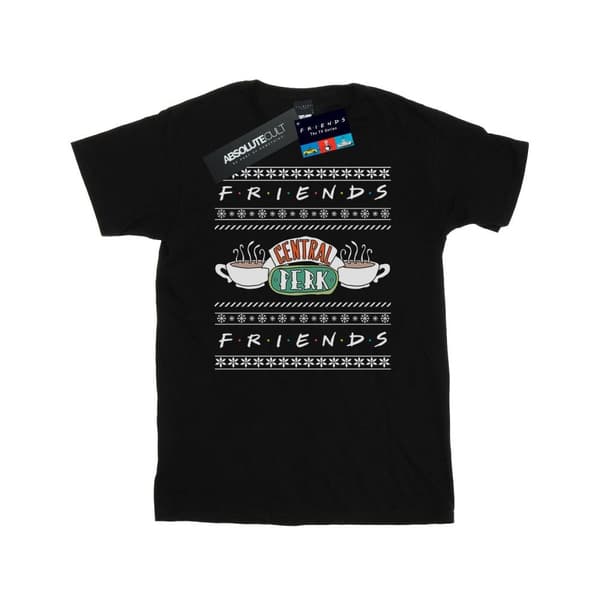 Friends Mens Fair Isle Central Perk T-Shirt
