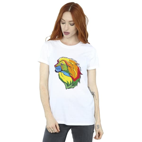 Disney Dam/Tjej Lejonkungen Colours Boyfriend T-shirt i bomull