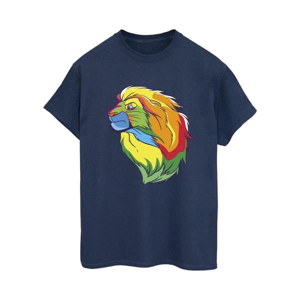 Disney Dam/Tjej Lejonkungen Colours Boyfriend T-shirt i bomull