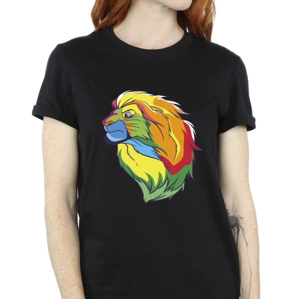 Disney Dam/Tjej Lejonkungen Colours Boyfriend T-shirt i bomull