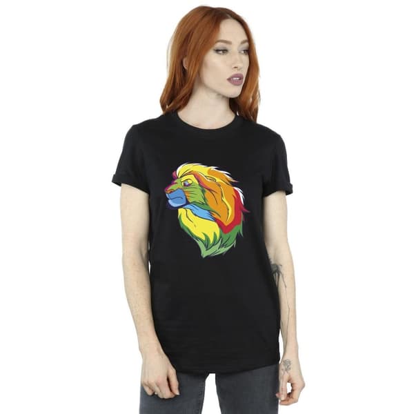 Disney Dam/Tjej Lejonkungen Colours Boyfriend T-shirt i bomull