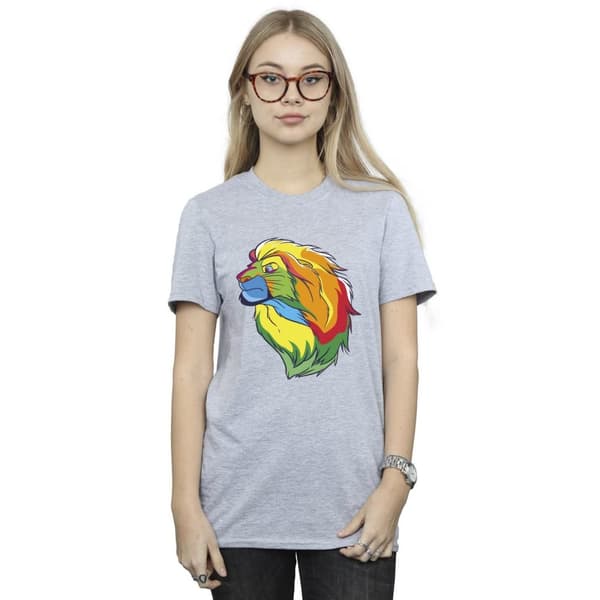 Disney Dam/Tjej Lejonkungen Colours Boyfriend T-shirt i bomull