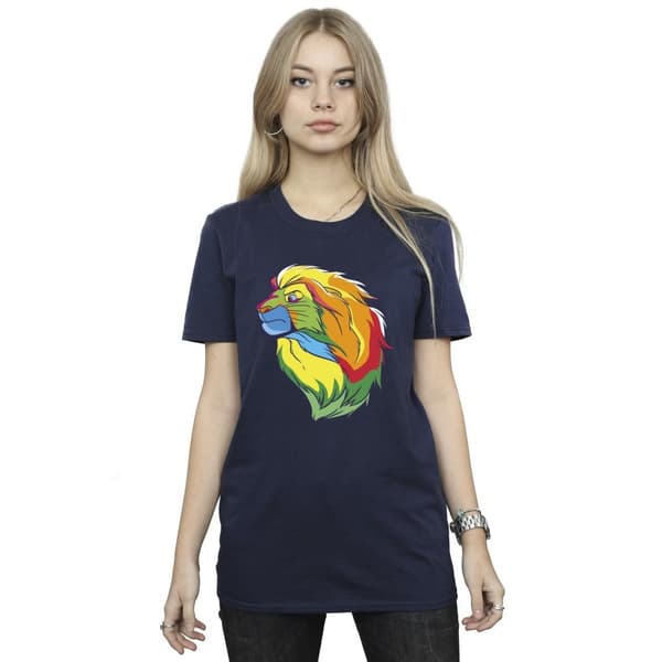 Disney Dam/Tjej Lejonkungen Colours Boyfriend T-shirt i bomull