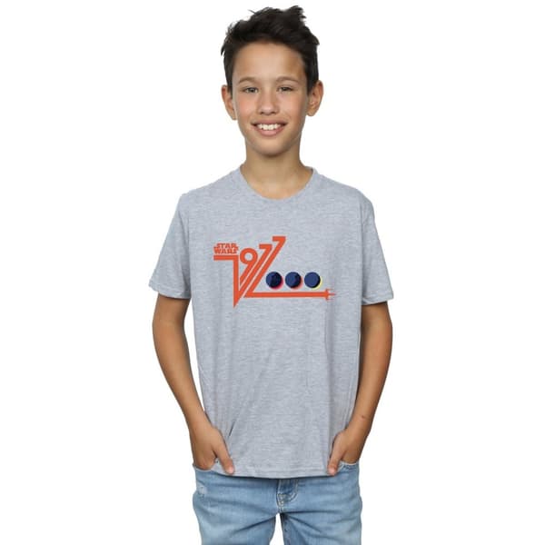 Star Wars Retro 1977 Dödsstjärnan T-shirt för pojkar