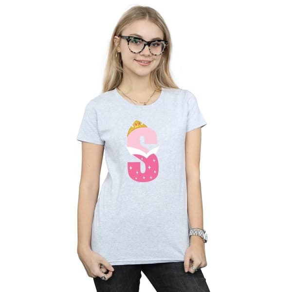 Disney Dam/Tjej Alphabet S Is For Sleeping Beauty Bomulls-T-shirt
