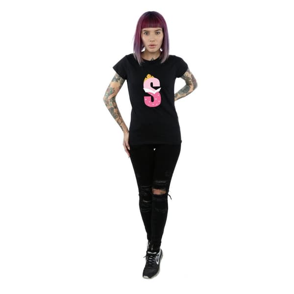 Disney Dam/Tjej Alphabet S Is For Sleeping Beauty Bomulls-T-shirt