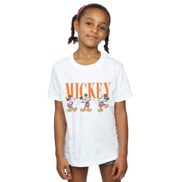 Disney T-shirt i bomull med Musse Pigg-poser för flickor