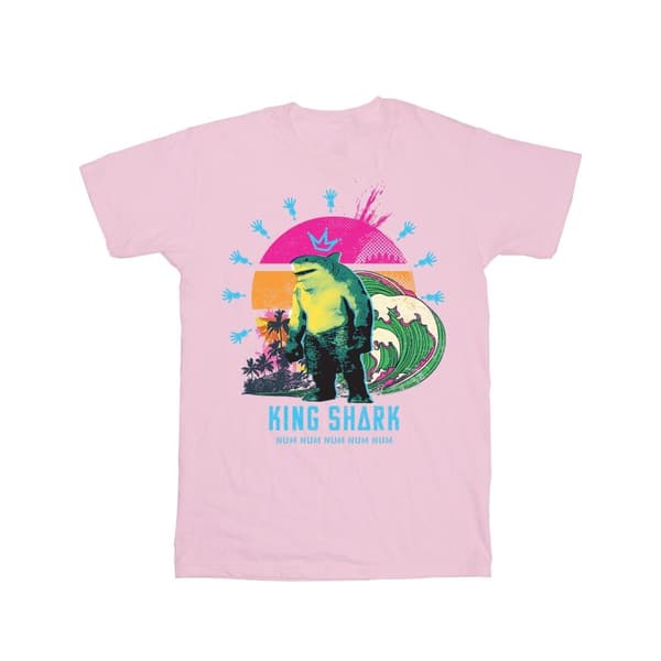 DC Comics Dam/Tjej The Suicide Squad King Shark Boyfriend T-shirt i bomull