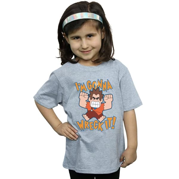 Disney Girls Wreck It Ralph I´m Gonna Wreck It Cotton T-Shirt