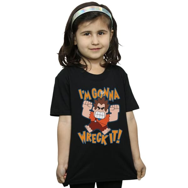 Disney Girls Wreck It Ralph I´m Gonna Wreck It Cotton T-Shirt