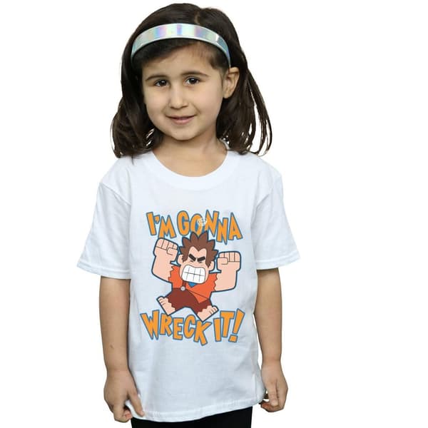 Disney Girls Wreck It Ralph I´m Gonna Wreck It Cotton T-Shirt