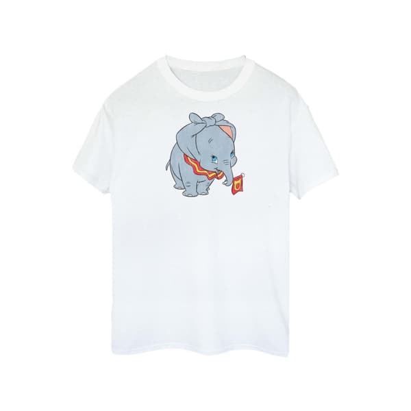 Disney Womens/Ladies Dumbo Classic Tied Up Ears Cotton Boyfriend T-Shirt