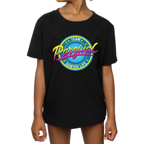 Ready Player One Girls Team Parzival Cotton T-Shirt