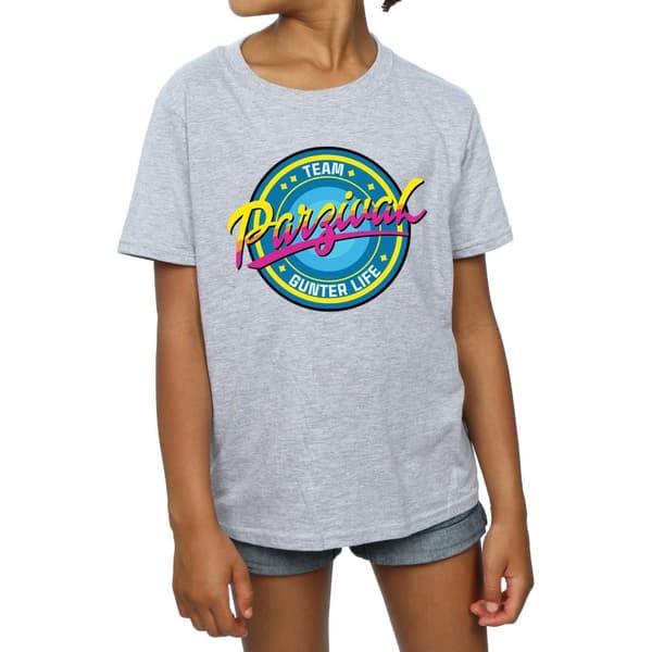 Ready Player One Girls Team Parzival Cotton T-Shirt