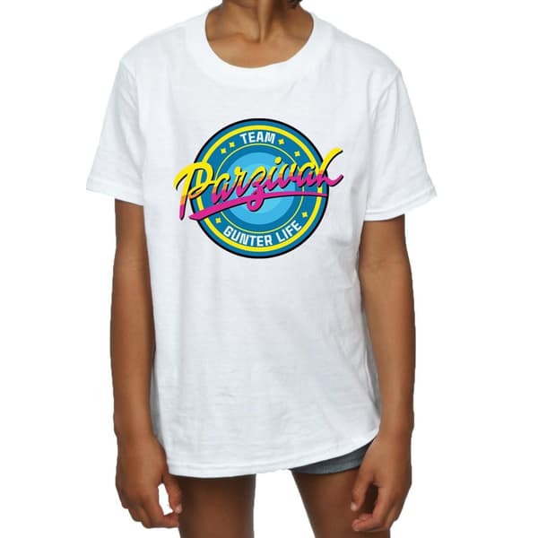 Ready Player One Girls Team Parzival Cotton T-Shirt