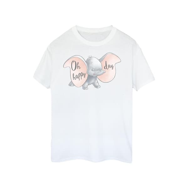 Disney Womens/Ladies Dumbo Happy Day Cotton T-Shirt
