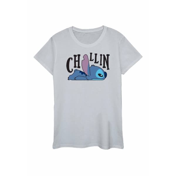 Disney Dam/Lady Lilo And Stitch Chillin - T-shirt i bomull