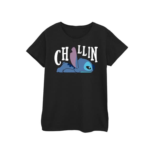 Disney Dam/Lady Lilo And Stitch Chillin - T-shirt i bomull
