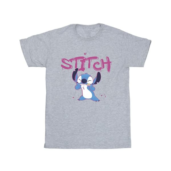 Disney Mens Lilo And Stitch Graffiti T-Shirt