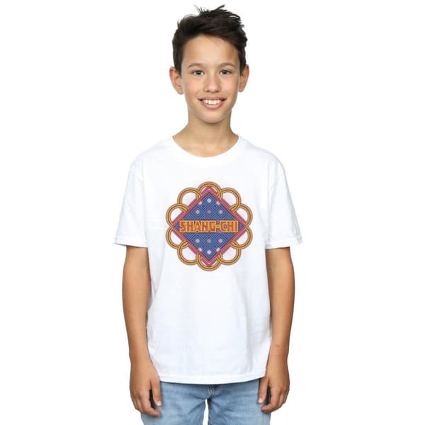 Marvel Boys Shang-Chi And The Legend Of The Ten Rings Neon Ring Logo T-Shirt