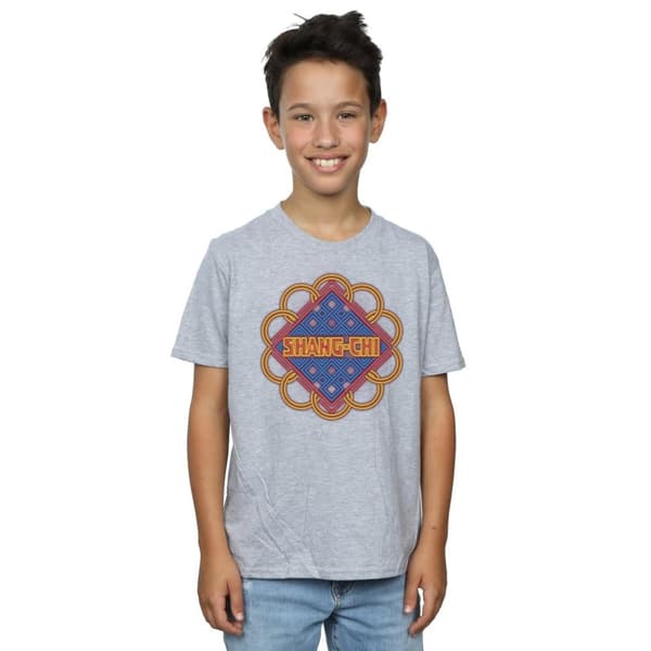 Marvel Boys Shang-Chi And The Legend Of The Ten Rings Neon Ring Logo T-Shirt