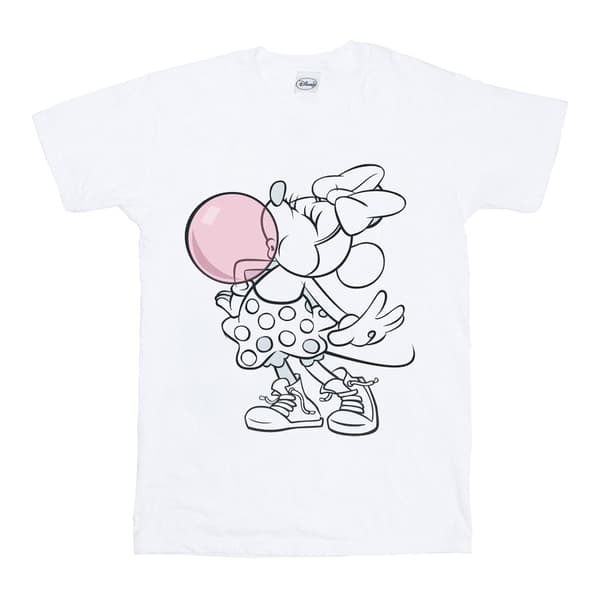 Disney Minnie Mouse Gum Bubble T-shirt i bomull för flickor