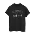 Pikkukuva 1 / 4: Star Wars Womens/Ladies Character Heads Cotton Boyfriend T-Shirt
