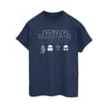 Pikkukuva 1 / 4: Star Wars Womens/Ladies Character Heads Cotton Boyfriend T-Shirt