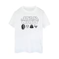 Pikkukuva 1 / 4: Star Wars Womens/Ladies Character Heads Cotton Boyfriend T-Shirt