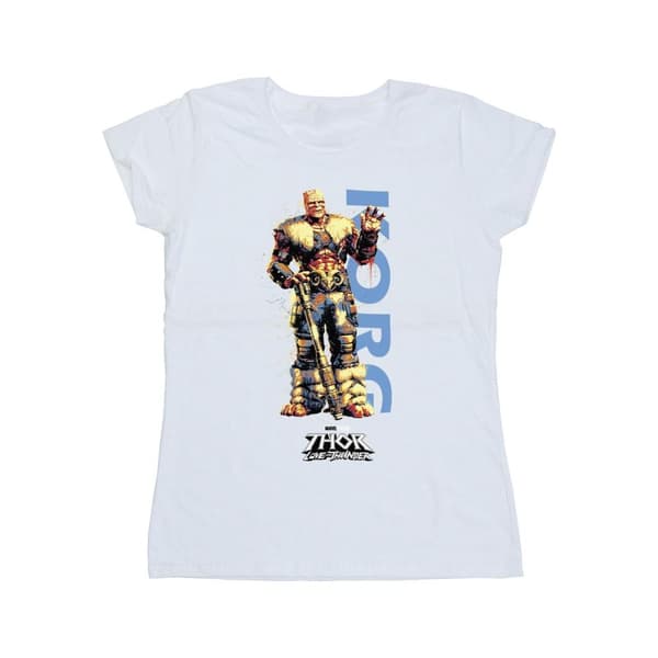 Marvel Womens/Ladies Thor Love And Thunder Korg Wave Cotton T-Shirt