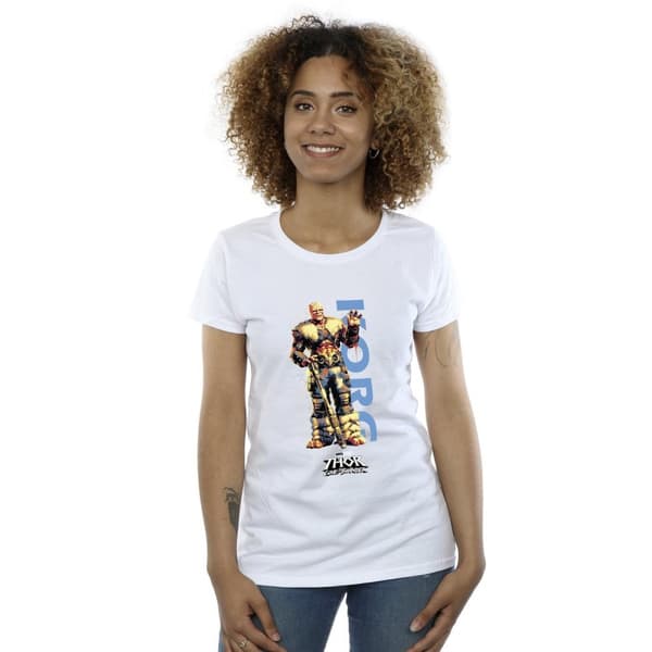 Marvel Womens/Ladies Thor Love And Thunder Korg Wave Cotton T-Shirt