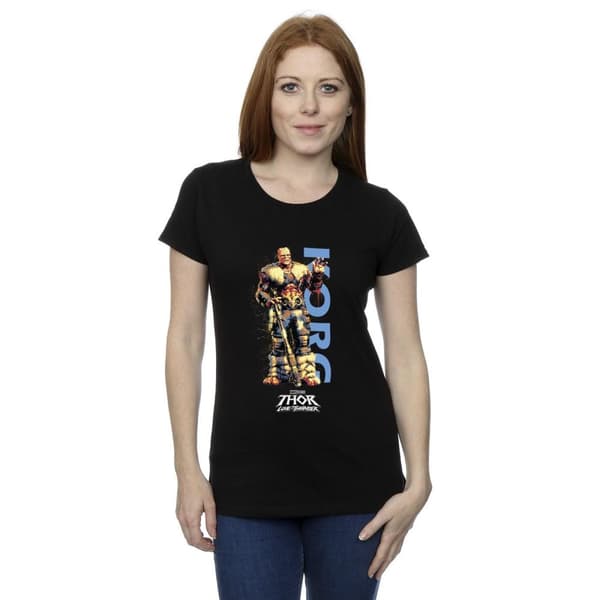 Marvel Womens/Ladies Thor Love And Thunder Korg Wave Cotton T-Shirt