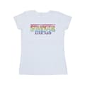 Pikkukuva 1 / 3: Netflix Womens/Ladies Stranger Things Rainbow Dot Logo Cotton T-Shirt