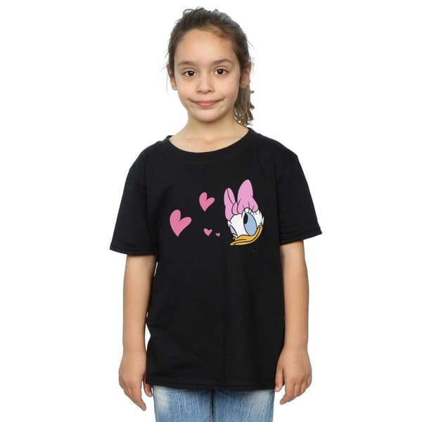 Disney Daisy Duck Kisses T-shirt i bomull för flickor