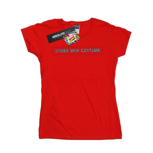 Marvel Womens/Ladies Spider-Man Costume Cotton T-Shirt