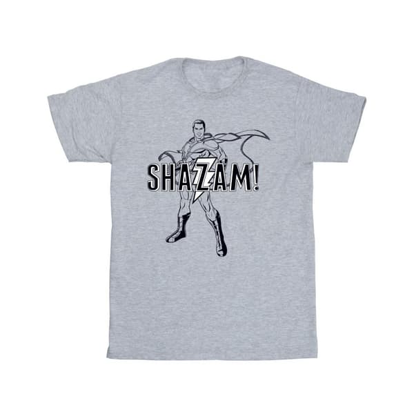 DC Comics Shazam Outline T-shirt - pojkar