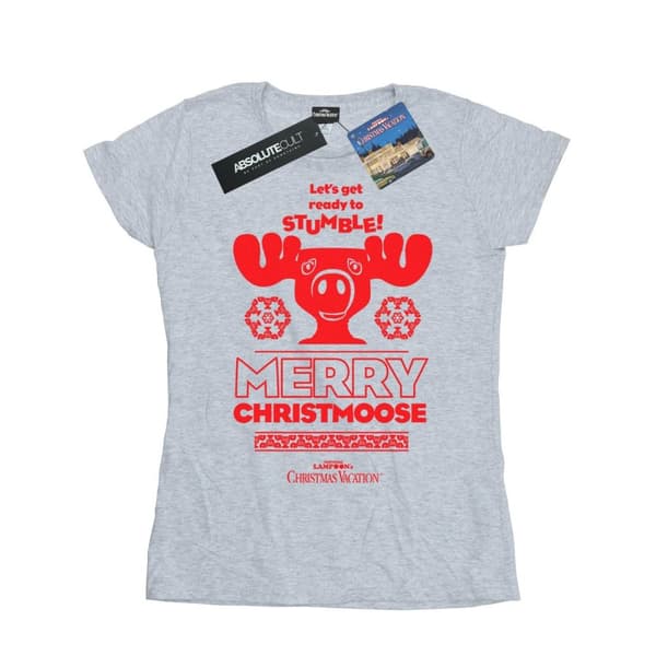 National Lampoon´s Christmas Vacation T-shirt i bomull - dam/dam Merry Christmoose