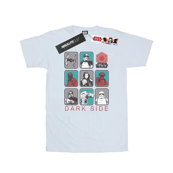 Star Wars The Last Jedi - Den mörka sidan - T-shirt med flera karaktärer, herr White L
