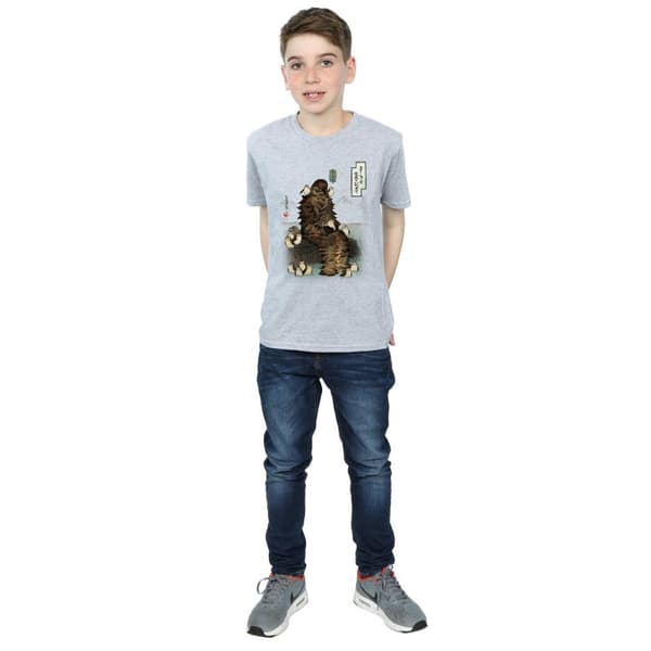 Star Wars Pojkar Den sista jedin Japansk Chewbacca Porgs T-shirt