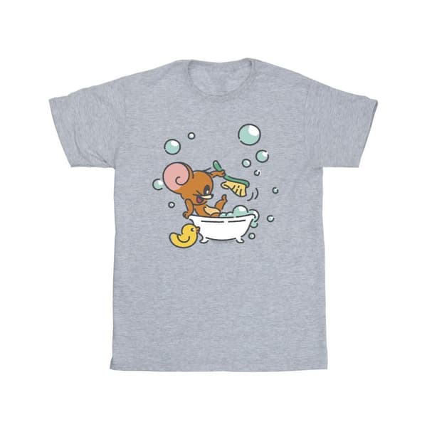 Tom And Jerry Baddags-T-shirt för herrar Sports Grey 4XL