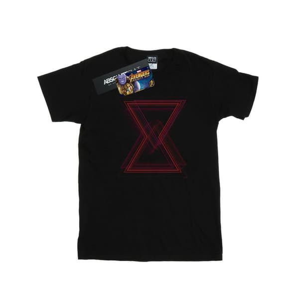 Marvel Flickor Avengers Infinity War Black Widow Lines T-shirt i bomull