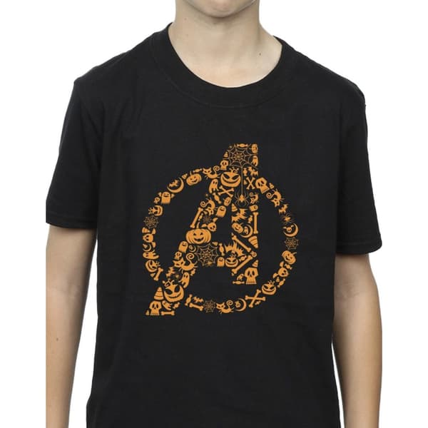 Marvel Pojkar Avengers Halloween Logo T-shirt
